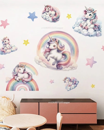 Dein zauberhaftes Einhorn Wandtattoo fürs