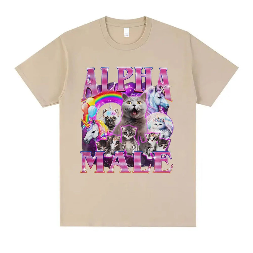 Cooles Einhorn T-Shirt mit Katzen-Meme!