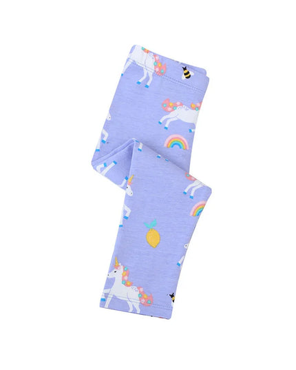 Deine Einhorn Leggings mit süßen Herzen!