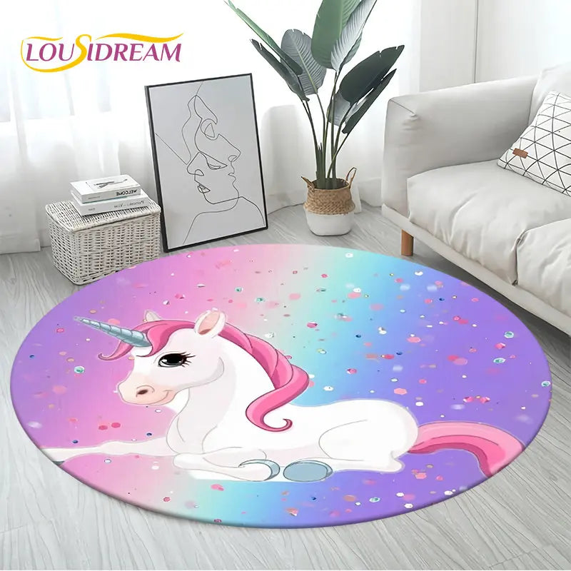 Dein runder Einhorn Sessel zum Spielen!