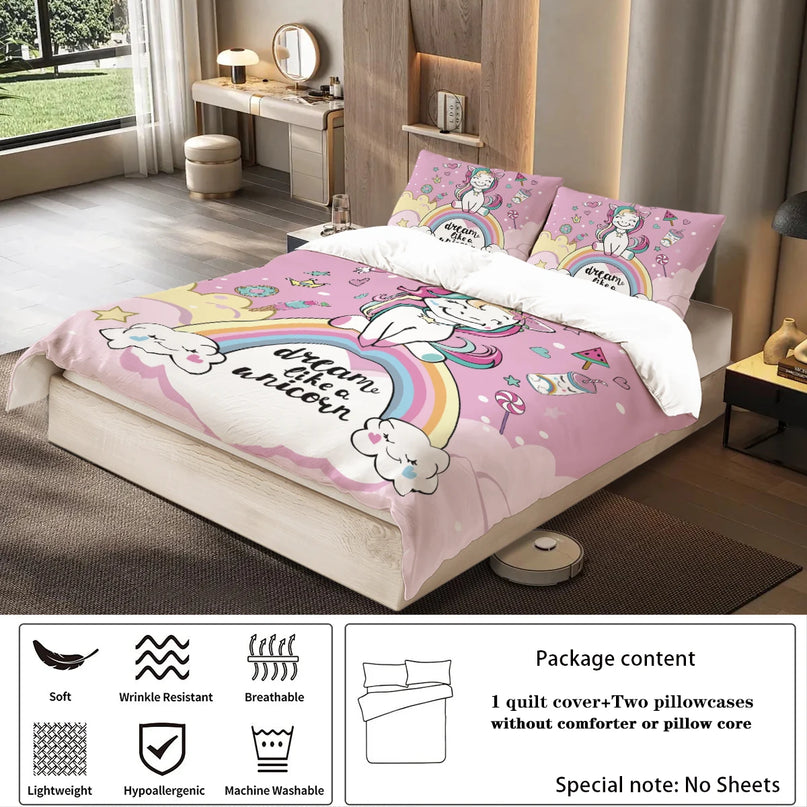 Deine Einhorn Bettwäsche mit