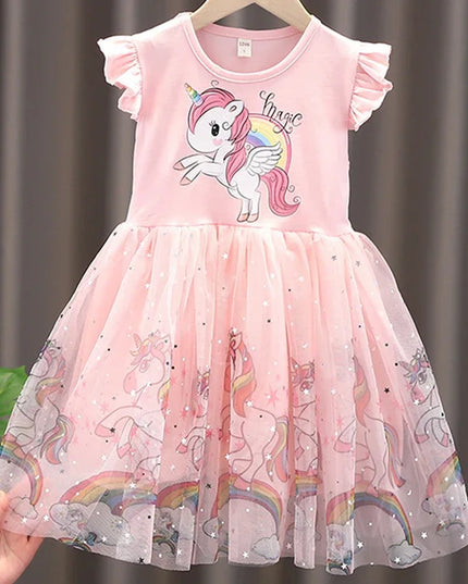 Dein bezauberndes Einhorn Kleid Navy!