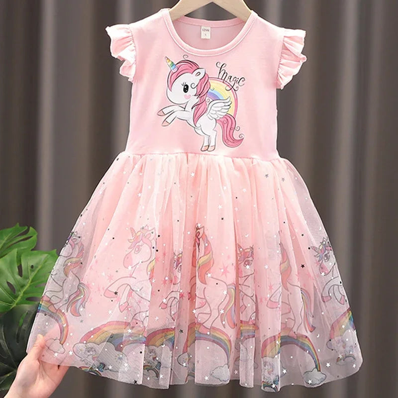 Dein Traum-Einhorn Kleid in Blau!