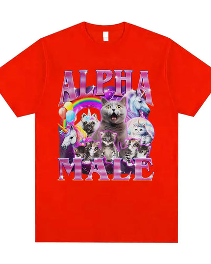 Dein neues Einhorn T-Shirt: Alpha Cat Meme