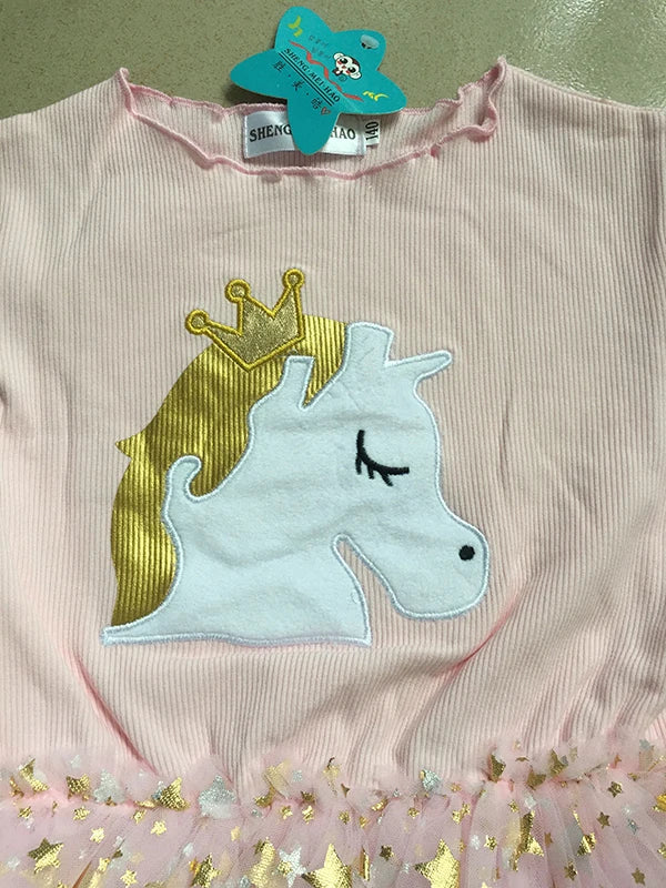Dein Riesen Einhorn Traumkleid Schwarz
