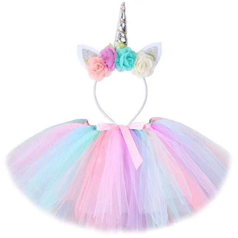 Dein zauberhaftes Einhorn Tutu Kostuem Set!