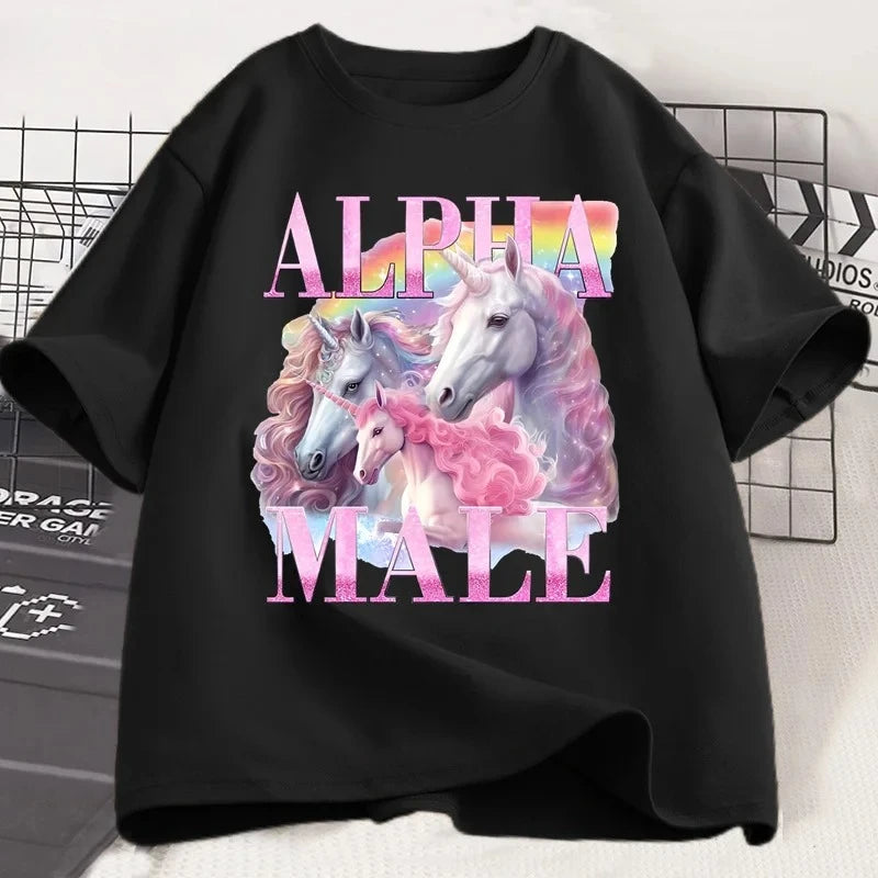 Dein Alpha Einhorn T-Shirt für jeden Tag!