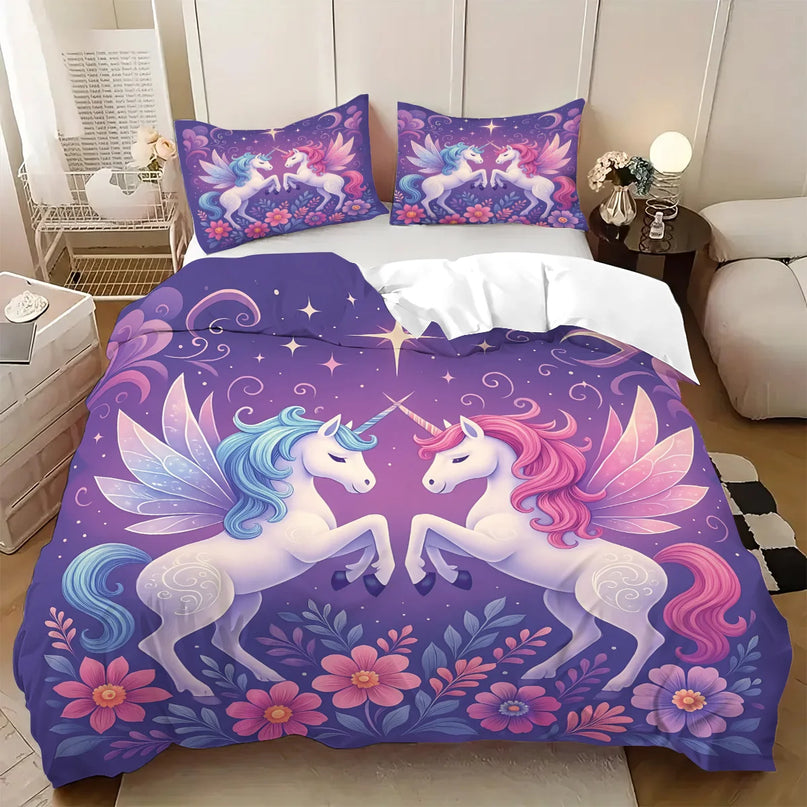 Deine verträumte Einhorn Bettwäsche