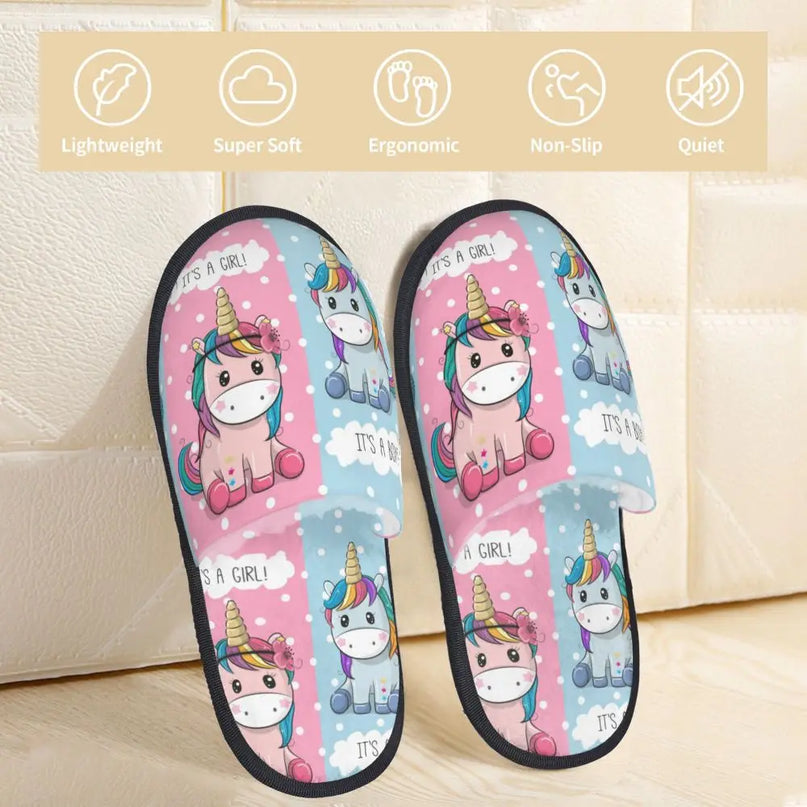 Kuschelige Einhorn Hausschuhe für dich!