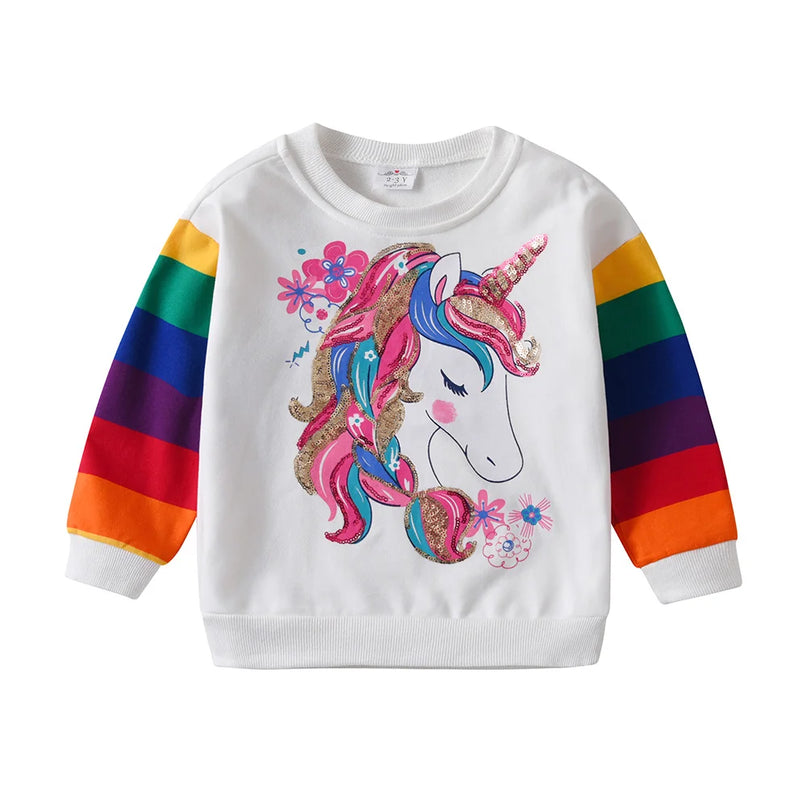 Dein glitzernder Einhorn Hoodie mit