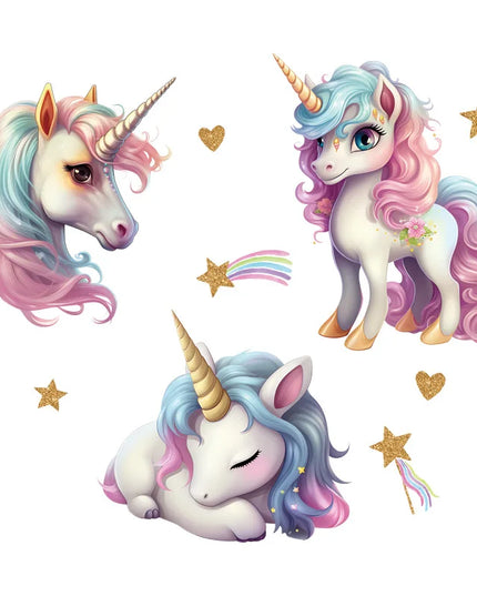 Dein Einhorn Wandtattoo für süße Träume!