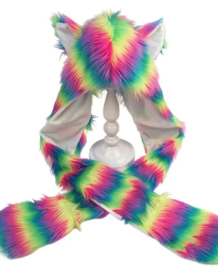 Deine magische Einhorn-Mütze mit Pfoten!