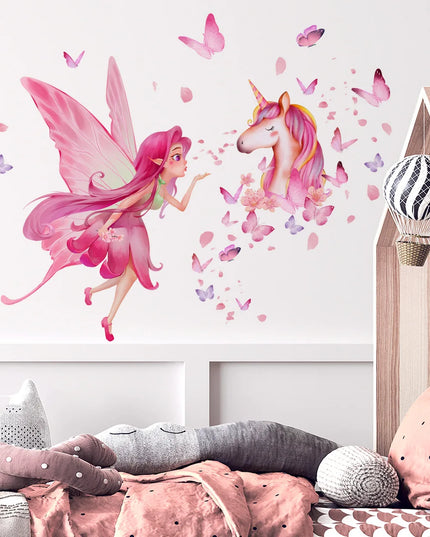 Dein magisches Einhorn Wandtattoo Elf