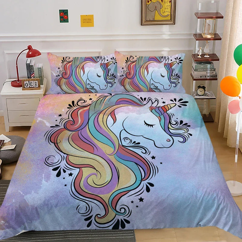 Deine Einhorn Bettwäsche für galaktische