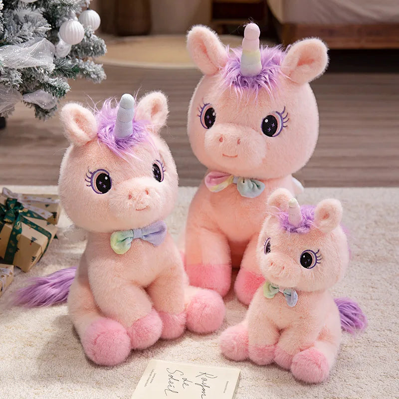 Dein süßer Regenbogen Engel Einhorn Kissen!