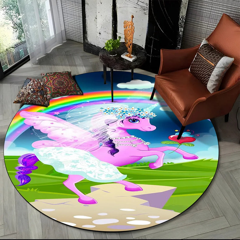 Dein runder Einhorn Sessel-Traum