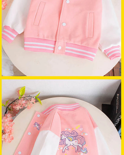 Deine sportliche Einhorn Baseball Jacke!