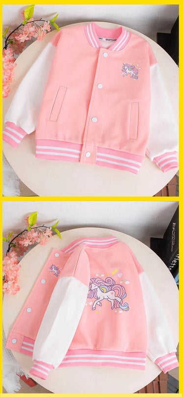 Deine sportliche Einhorn Baseball Jacke!