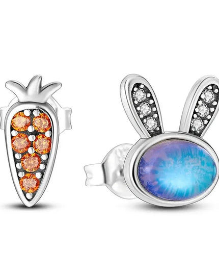 Süße Einhorn Ohrstecker aus 925 Silber