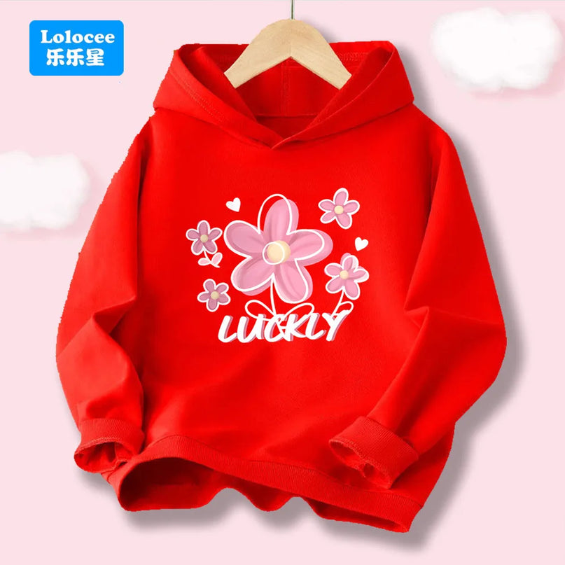 Leuchtender Einhorn Hoodie in Rot!