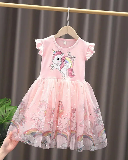 Dein zauberhaftes Einhorn Kleid mit