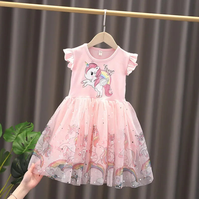 Dein zauberhaftes Einhorn Kleid mit