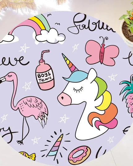 Glitzernder Einhorn Teppich für dein Zuhause!