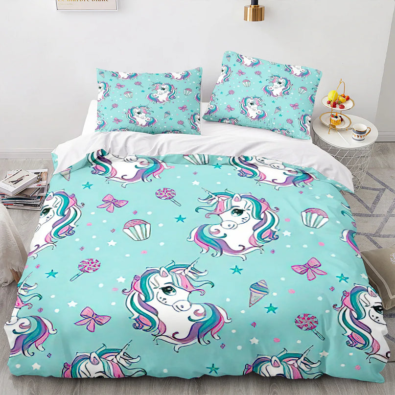 Deine Galaktische Einhorn Bettwäsche