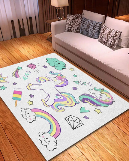 Dein süßer Einhorn Teppich in Pink!