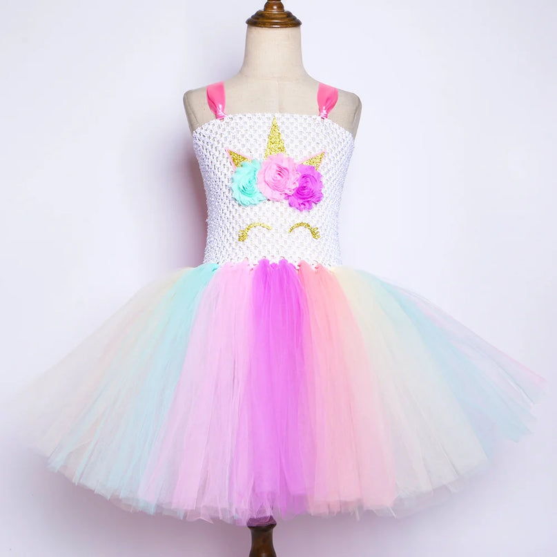 Dein süßes Einhorn Tutu Kostüm in Pastell!