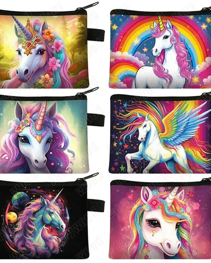 Deine verspielte Einhorn Geldbörse