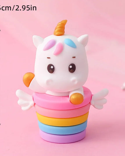 Regenbogen Einhorn Backform Topper