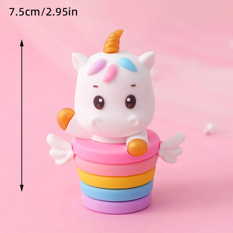 Regenbogen Einhorn Backform Topper