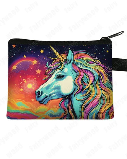 Deine farbenfrohe Einhorn Geldbörse
