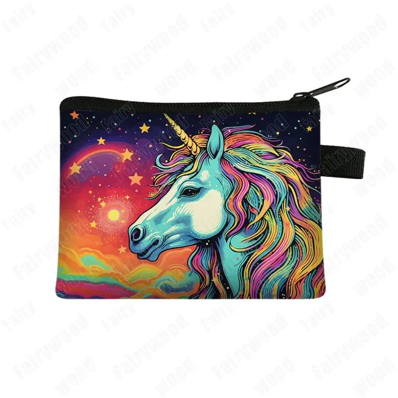 Deine farbenfrohe Einhorn Geldbörse