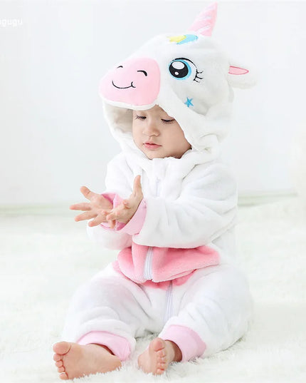 Dein kuscheliger Einhorn Baby Strampler