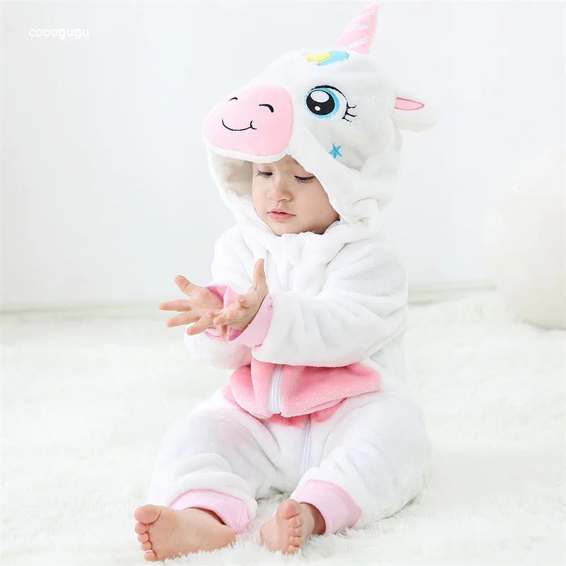 Dein kuscheliger Einhorn Baby Strampler