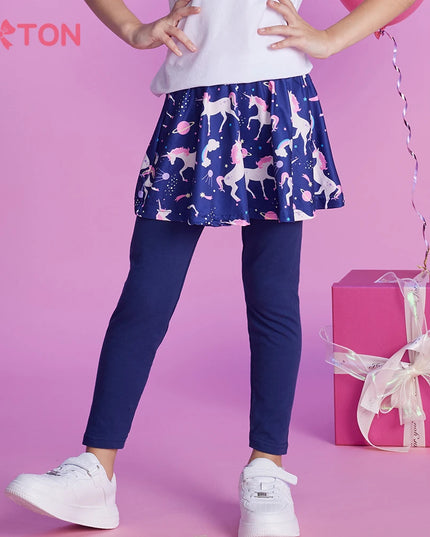 Deine süße Einhorn Leggings mit Rock – 2 in