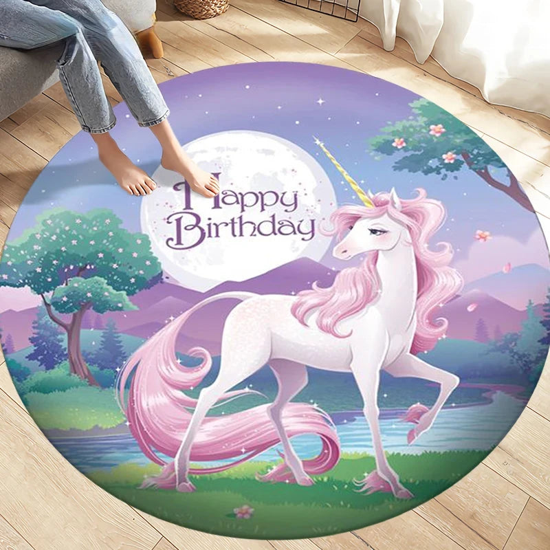 Dein glitzernder Einhorn Teppich für Träumer!
