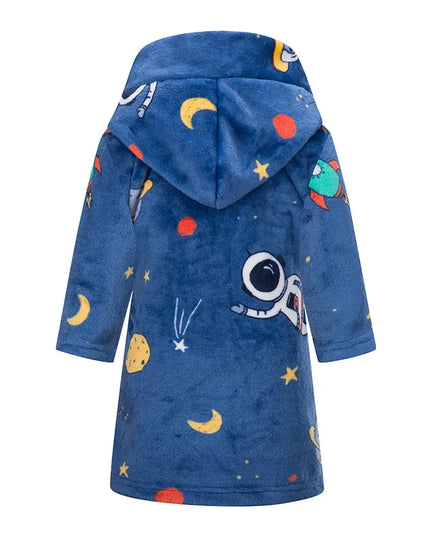 Kuscheliger Einhorn Bademantel für Kids