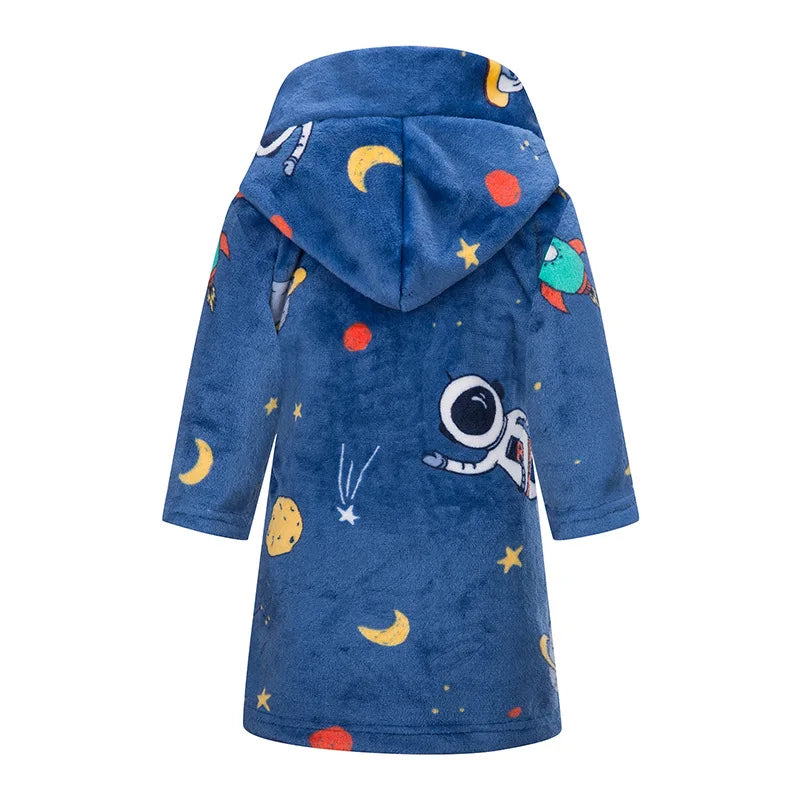 Kuscheliger Einhorn Bademantel für Kids