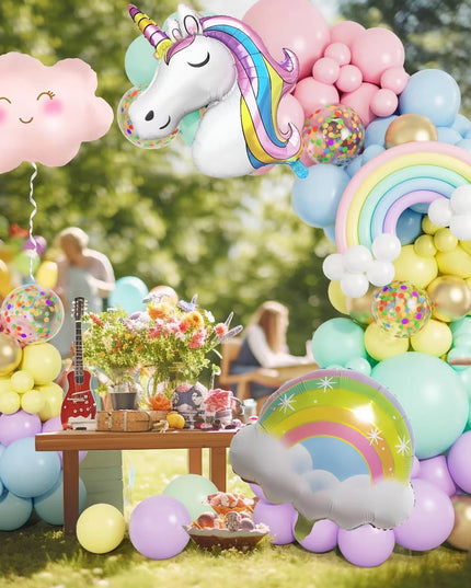 Dein Einhorn Ballonbogen für Feen-Momente!