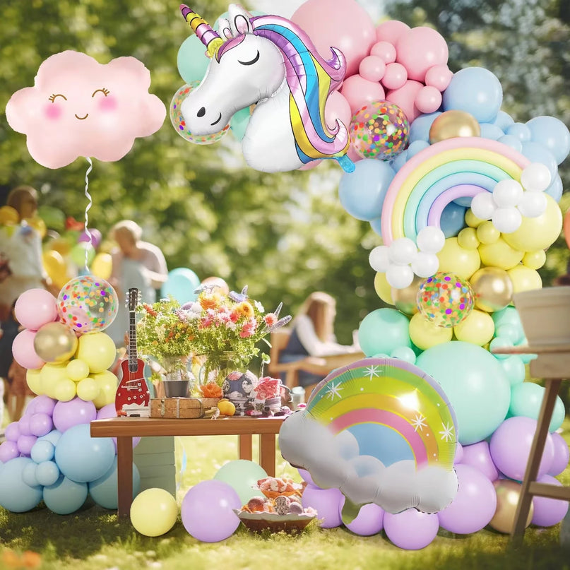 Dein Einhorn Ballonbogen für Feen-Momente!