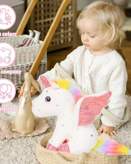 Dein süßes Einhorn Kissen mit Sternen und
