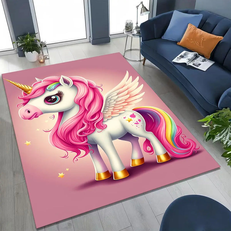 Dein Einhorn Sessel Regenbogen-Mädchen