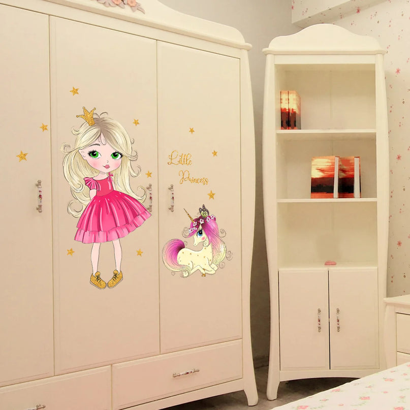 Dein zauberhaftes Einhorn Wandtattoo