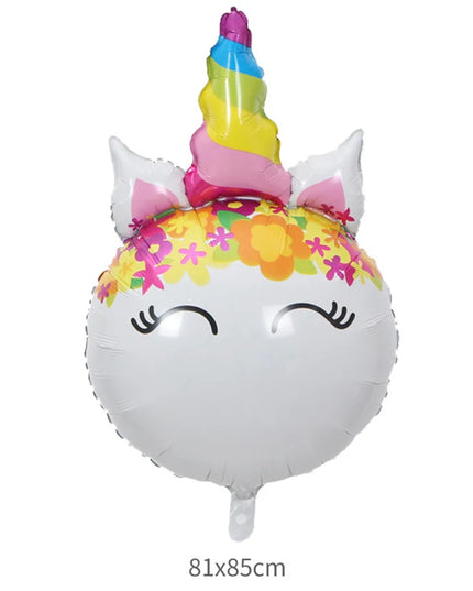 Dein Einhorn Kuscheltier Ballon-Set