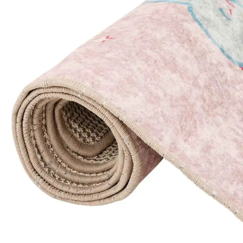 Dein kuscheliger Einhorn Teppich in Pink