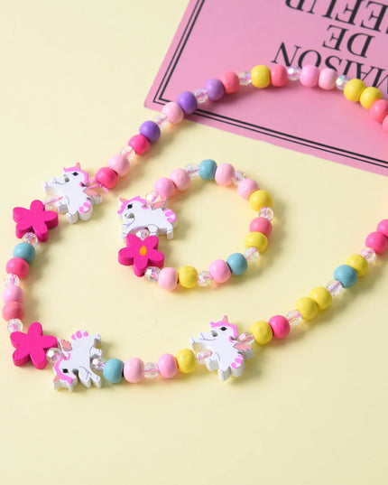 Perlen-Traum: Dein Einhorn Armband & Kette