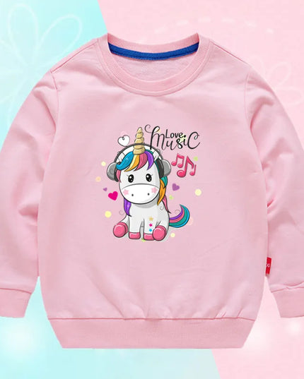 Dein zauberhafter Einhorn Pullover in Grau!